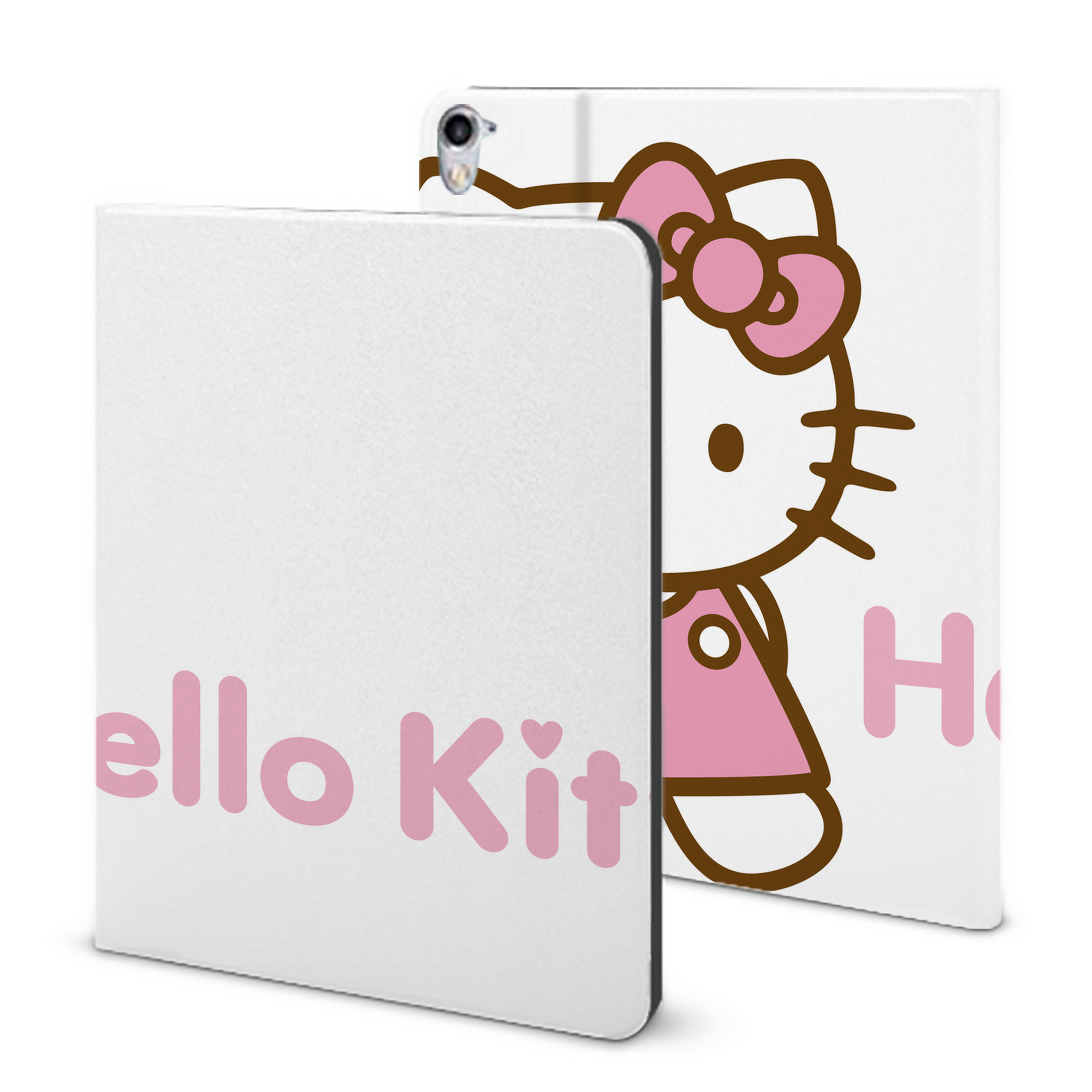 （画像用） Hello Kitty ハローキティ IPad ケース ブック型 PUレザー TPU 耐衝撃 軽量 薄型 ペン収納なし 全面保護 IPad 各モデル対応